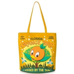 Loungefly Orange Bird DIsney EPCOT Flower And Garden Festival 2022 tote Bag